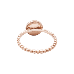 Bague Dior "Rose des Vents" en or jaune, nacre et diamant. - Castafiore