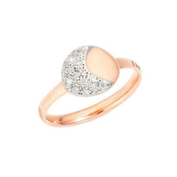 Bague DODO « Lune et Soleil » en or rose et diamants