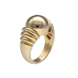 Bague Dôme BOUCHERON "Boule" en or jaune - Castafiore