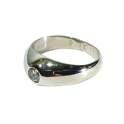 Bague Dôme en or blanc et diamant - Castafiore