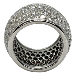 Bague Dôme en or blanc et diamants - Castafiore