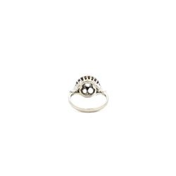Bague Dôme en or blanc et diamants - Castafiore