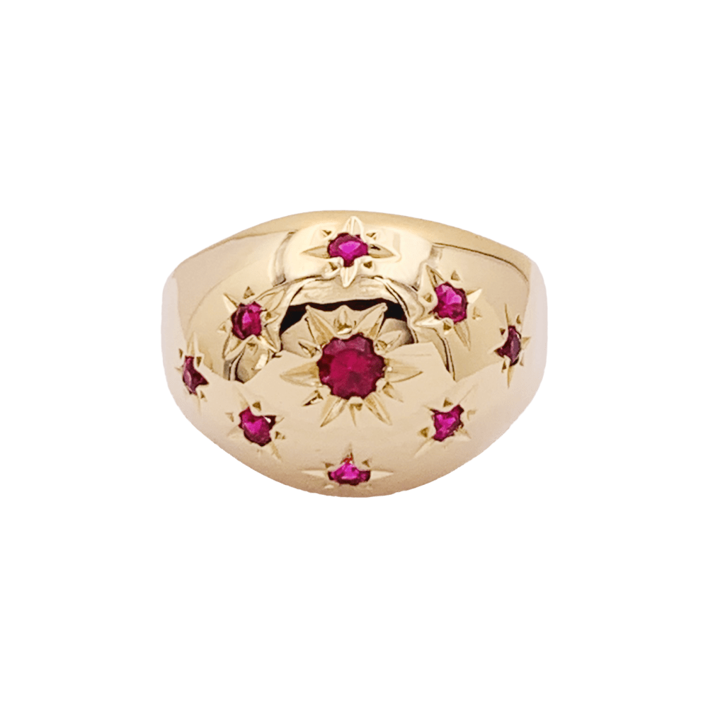 Bague Dôme en or jaune - Castafiore