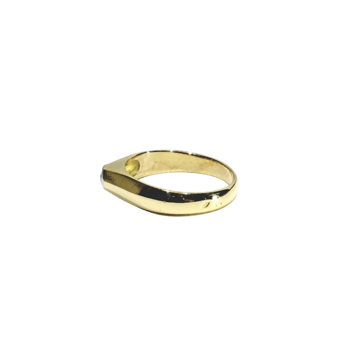 Bague Dôme en or jaune 18 carats et diamant - Castafiore