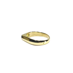 Bague Dôme en or jaune 18 carats et diamant - Castafiore