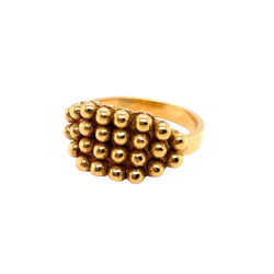 Bague Dôme en or jaune - Castafiore
