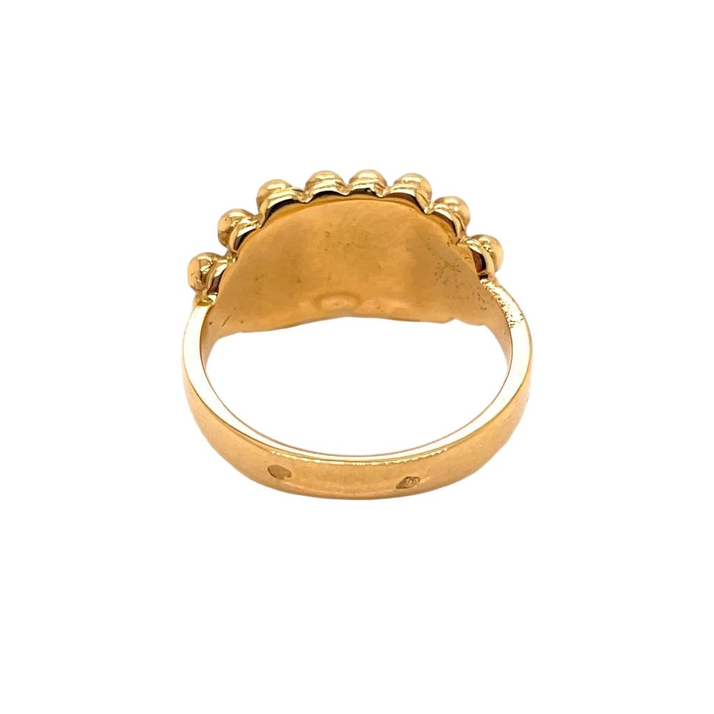 Bague Dôme en or jaune - Castafiore
