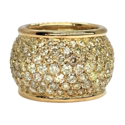 Bague Dôme en or jaune et diamants - Castafiore