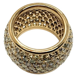 Bague Dôme en or jaune et diamants - Castafiore