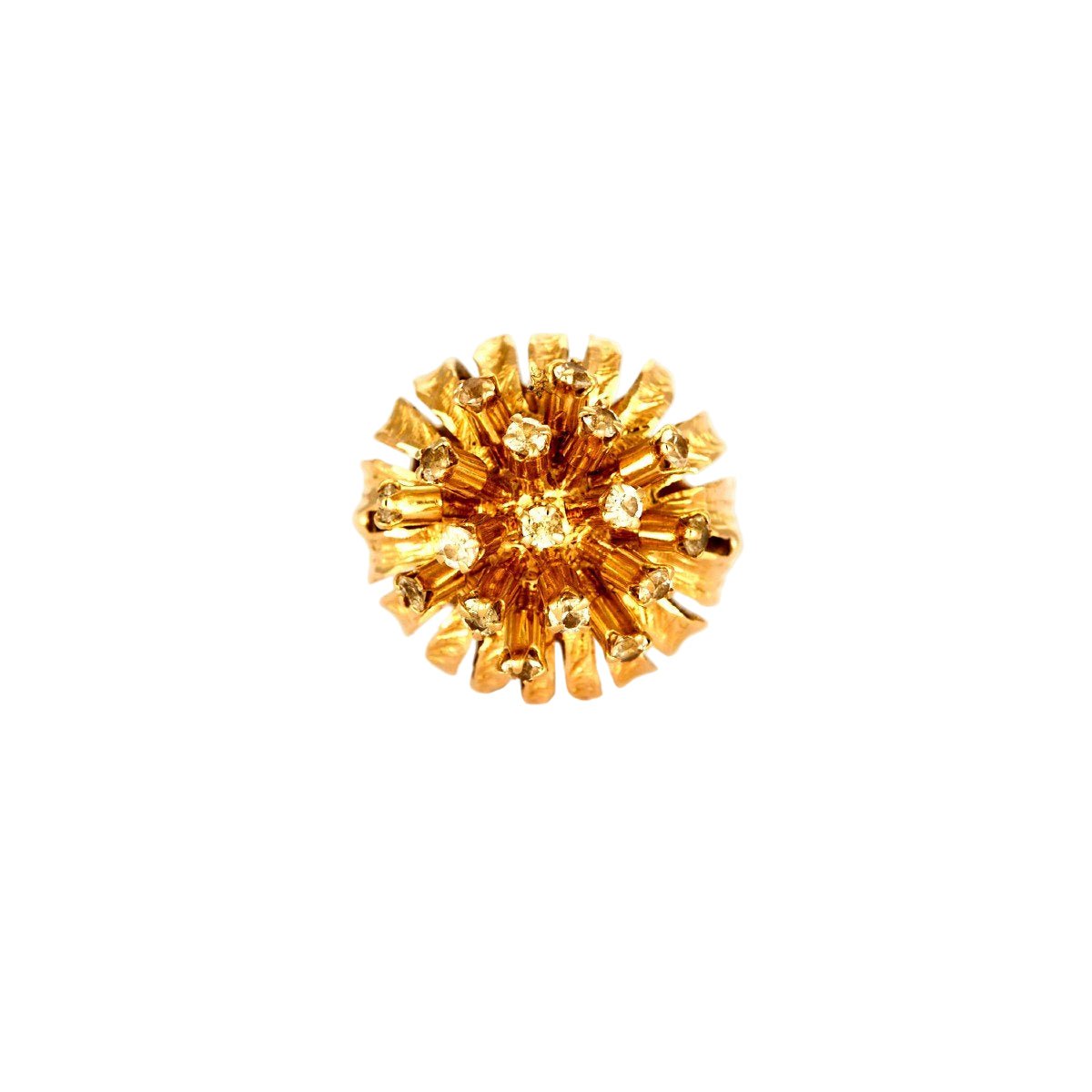 Bague Dôme en or rose - Castafiore
