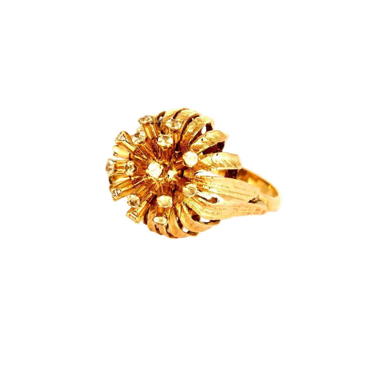 Bague Dôme en or rose - Castafiore