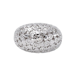 Bague Dôme Or blanc Diamant - Castafiore