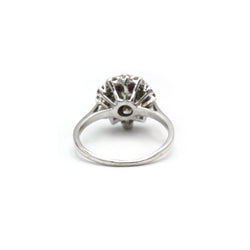 Bague Dôme - Or blanc & Diamants - Castafiore