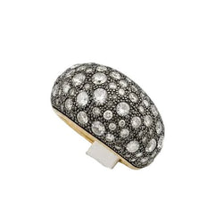 Bague Dôme POMELLATO "Tango" en or jaune et diamants - Castafiore