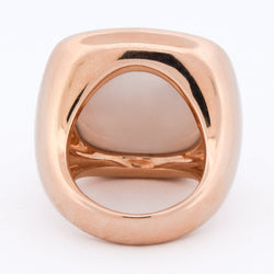 Bague Dôme POMELLATO "Victoria" en or rose et cacholong - Castafiore