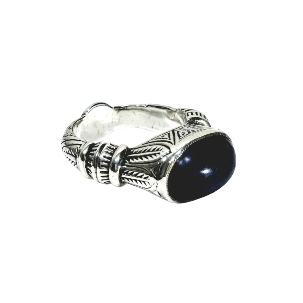 Bague en argent et lapis-lazuli - Castafiore