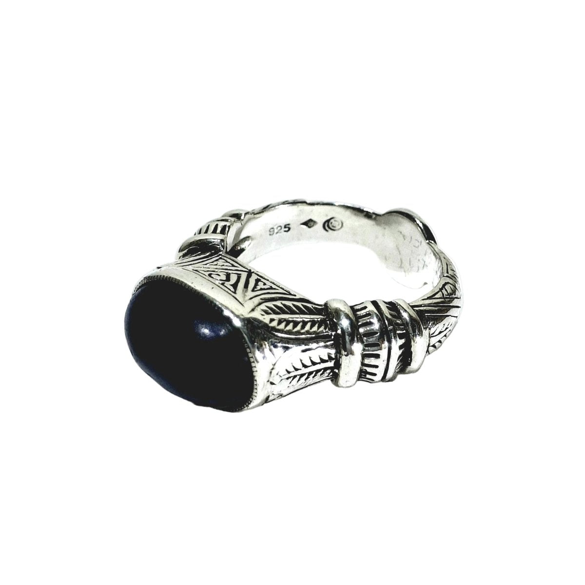 Bague en argent et lapis-lazuli - Castafiore