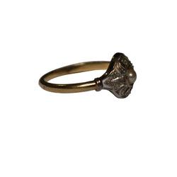 Bague en deux ors et perle - Castafiore