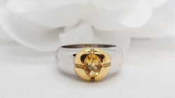 Bague En Or Bicolore Et Citrine - Castafiore