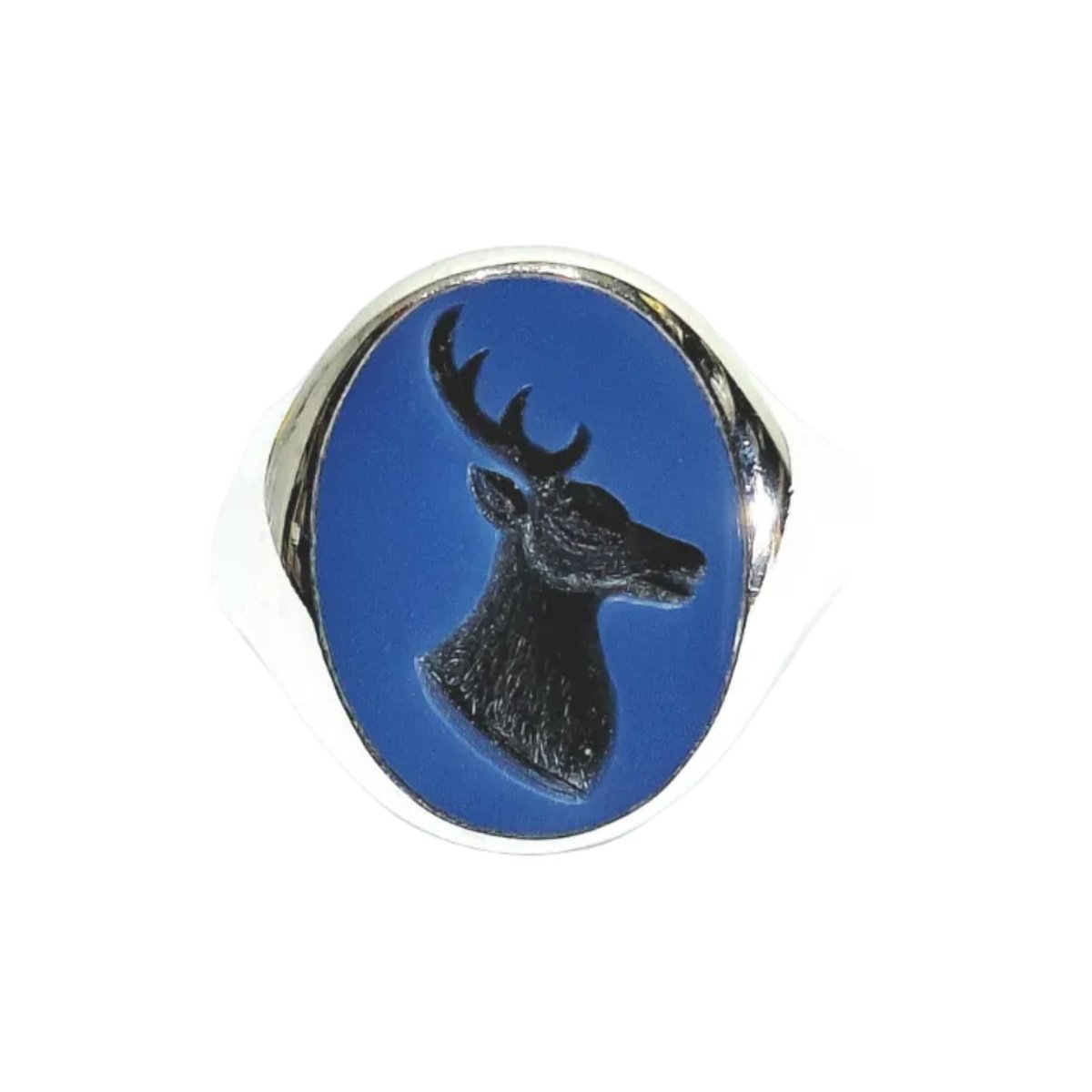 Bague en or blanc et agate - Castafiore