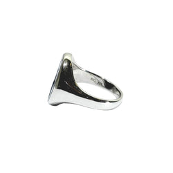 Bague en or blanc et agate - Castafiore