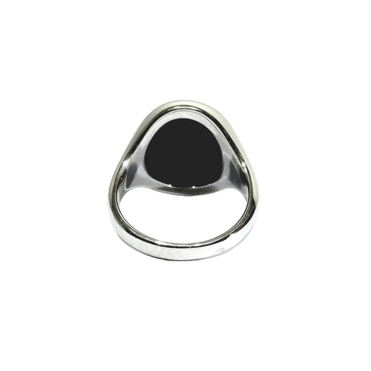 Bague en or blanc et agate - Castafiore