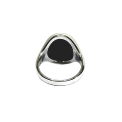 Bague en or blanc et agate - Castafiore