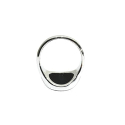 Bague en or blanc et agate - Castafiore