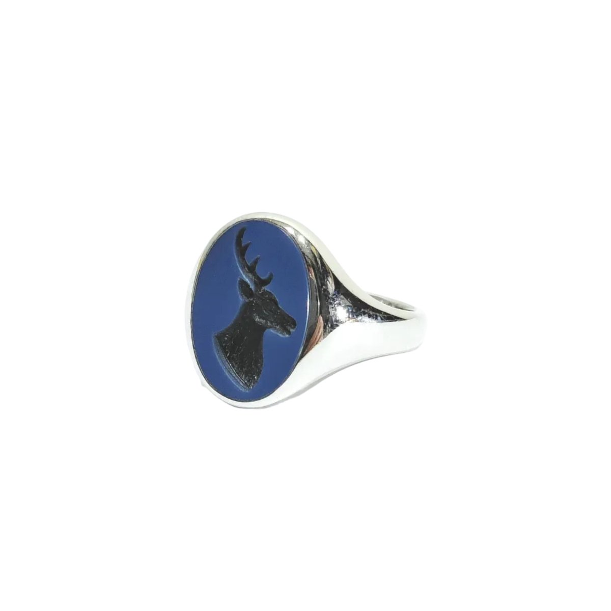 Bague en or blanc et agate - Castafiore