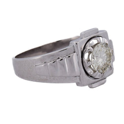 Bague en or blanc et diamant - Castafiore