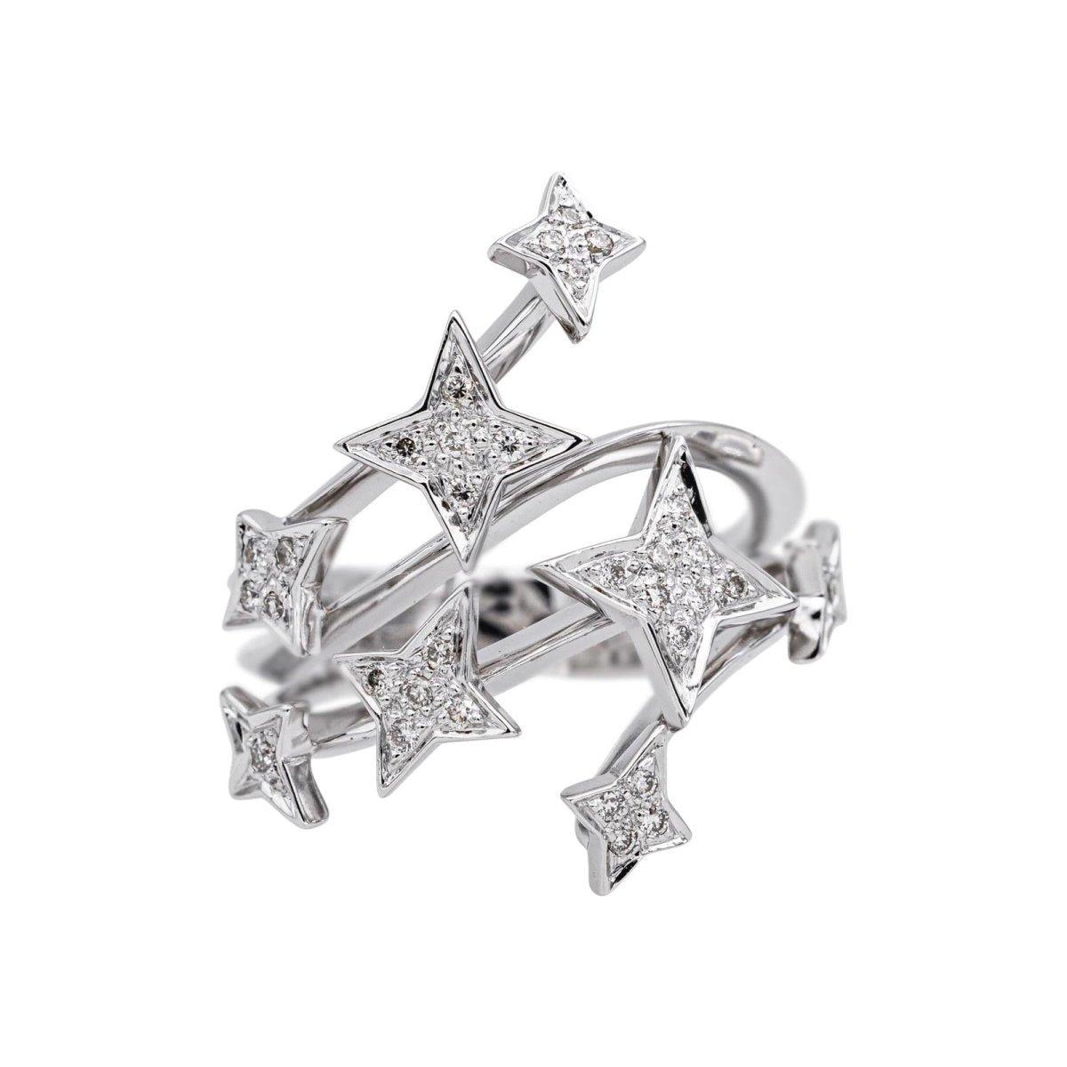 Bague en or blanc et diamant - Castafiore
