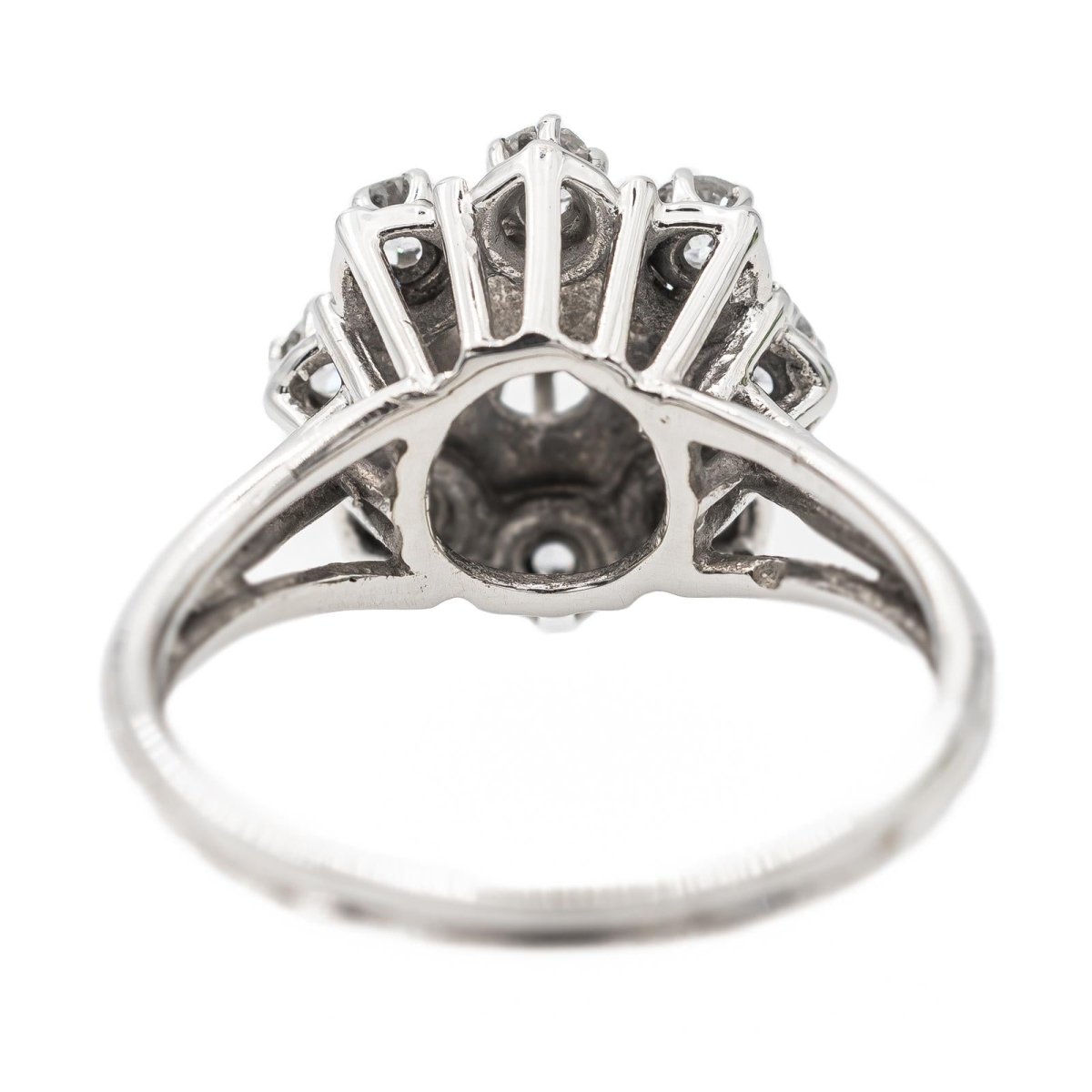 Bague en or blanc et diamant - Castafiore
