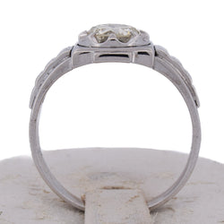 Bague en or blanc et diamant - Castafiore