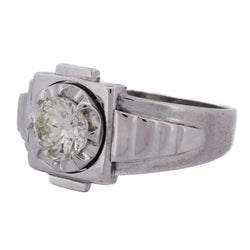 Bague en or blanc et diamant - Castafiore