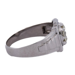 Bague en or blanc et diamant - Castafiore