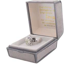 Bague en or blanc et diamant - Castafiore