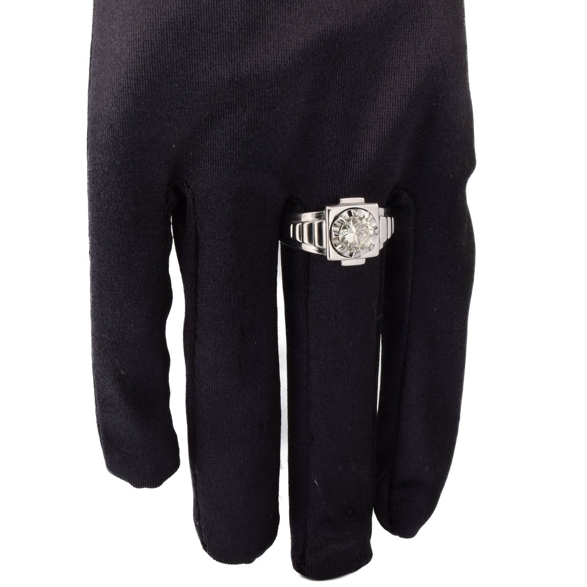 Bague en or blanc et diamant - Castafiore