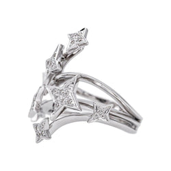 Bague en or blanc et diamant - Castafiore