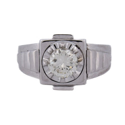 Bague en or blanc et diamant - Castafiore