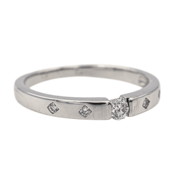 Bague en or blanc et diamants - Castafiore