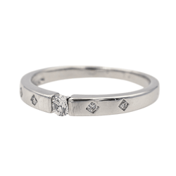 Bague en or blanc et diamants - Castafiore
