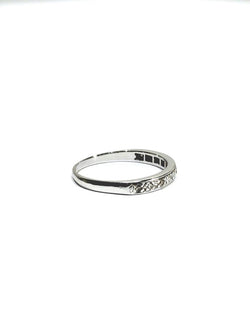 Bague en or blanc et diamants - Castafiore