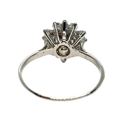 Bague en or blanc et diamants - Castafiore