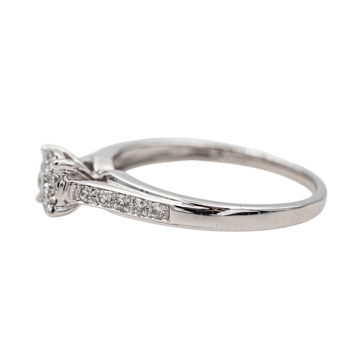 Bague en or blanc et diamants - Castafiore