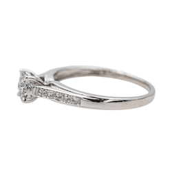 Bague en or blanc et diamants - Castafiore