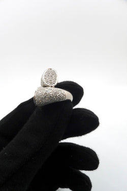 Bague en or blanc et diamants - Castafiore