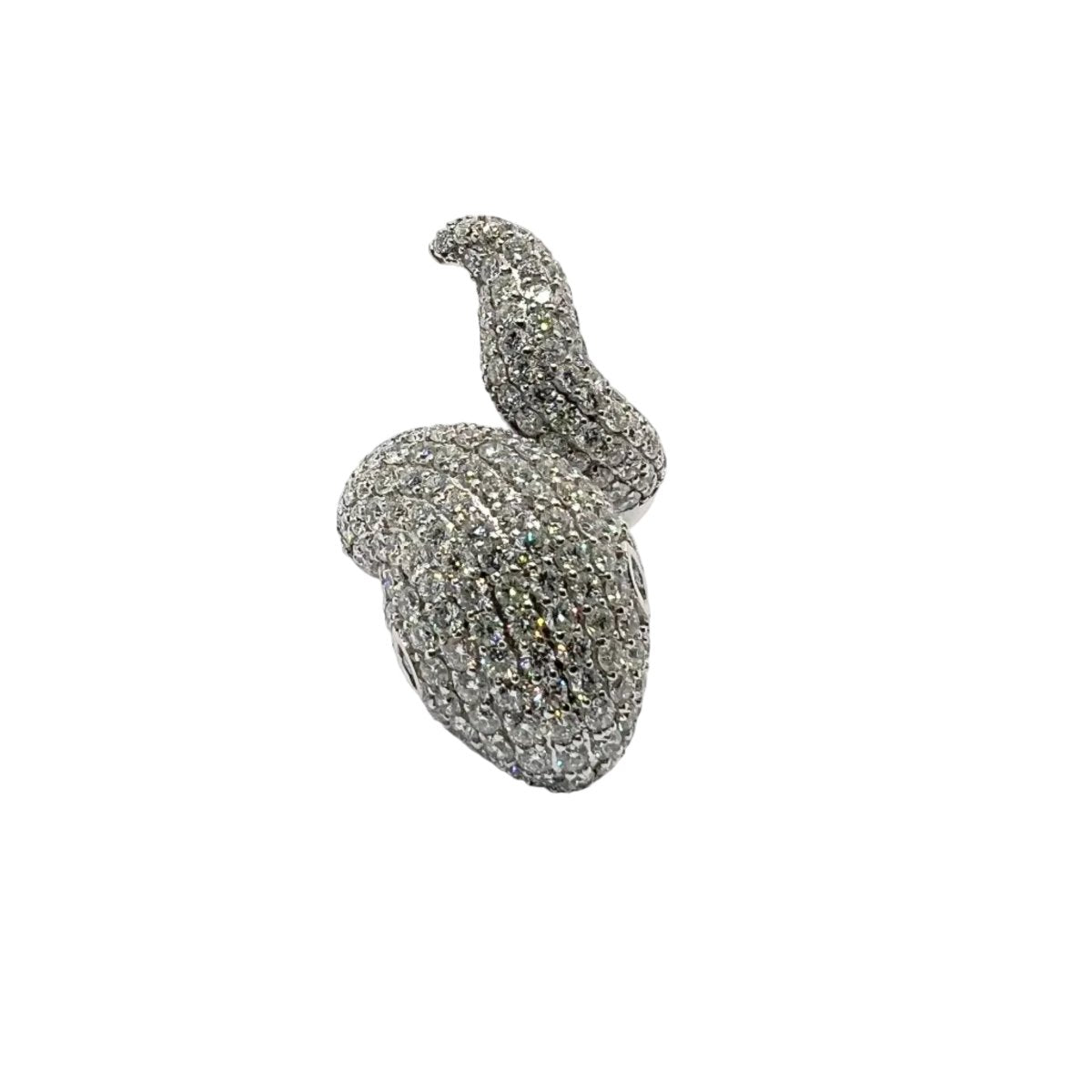 Bague en or blanc et diamants - Castafiore