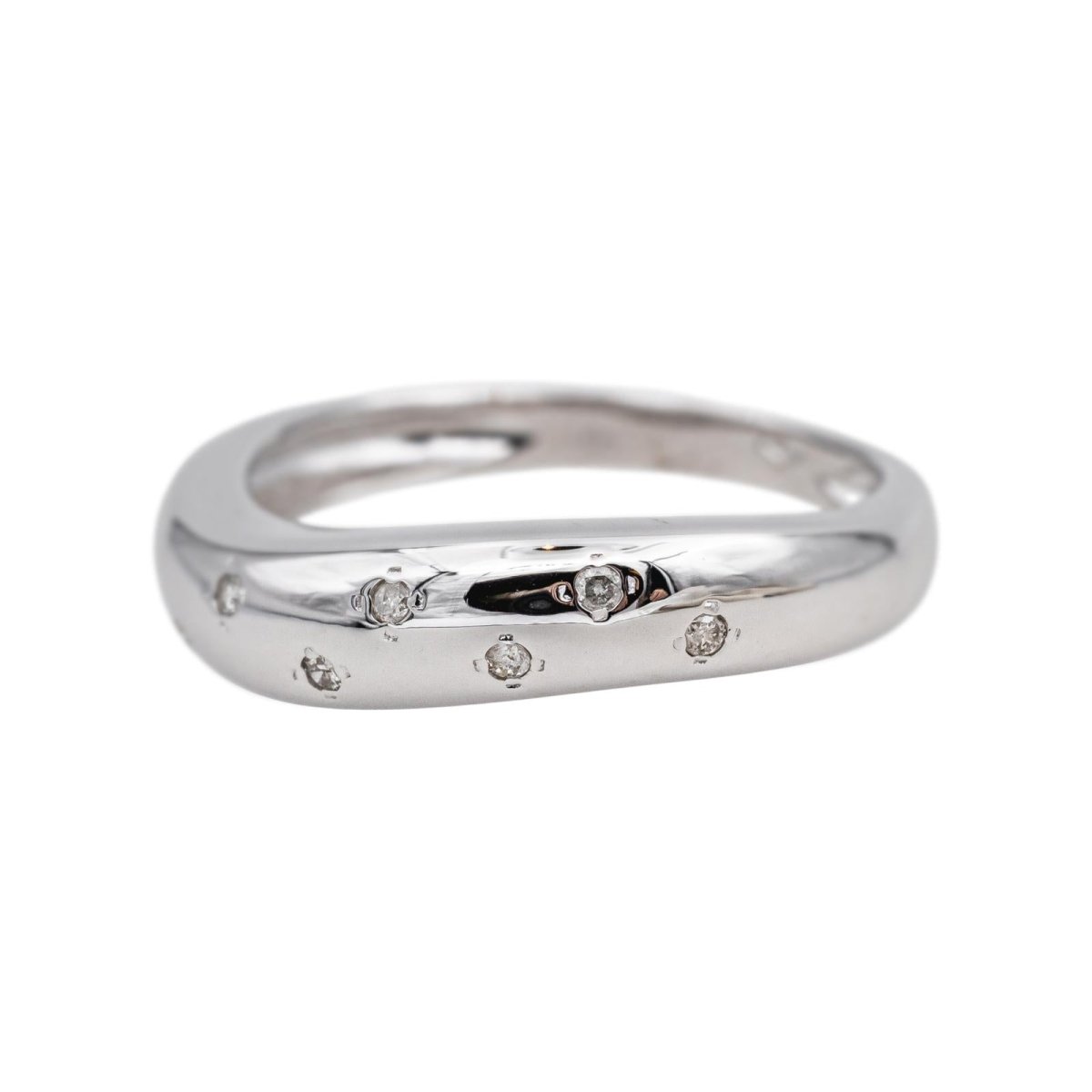Bague en or blanc et diamants - Castafiore