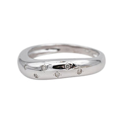 Bague en or blanc et diamants - Castafiore