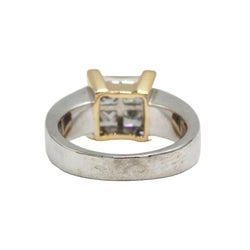 Bague en or blanc et diamants - Castafiore